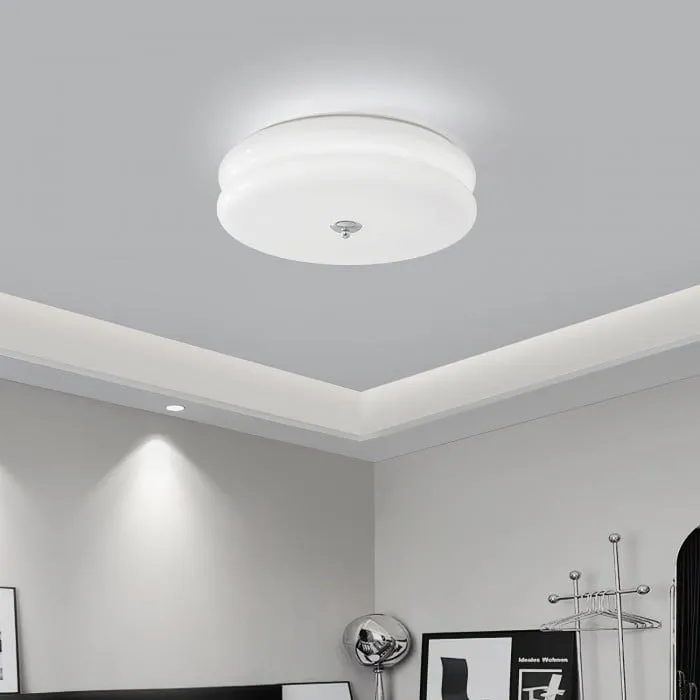 Art Deco Double Layer Disc Ceiling Light S34
