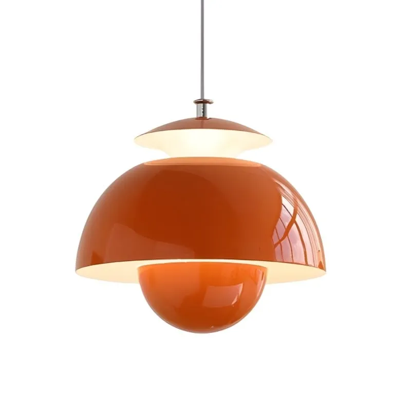 Macaron Flower Bud Metal Pendant Lamp S33