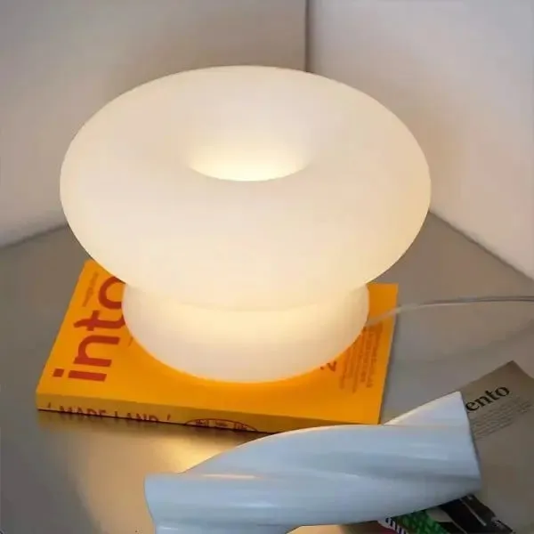 Mushroom Donut Bauhaus Table Lamp S9