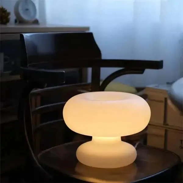 Mushroom Donut Bauhaus Table Lamp S9