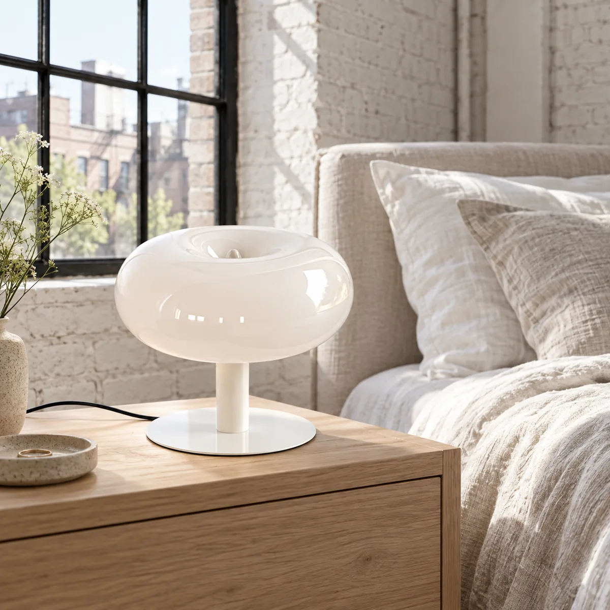 Studio Table Lamp in a Mushroom Form