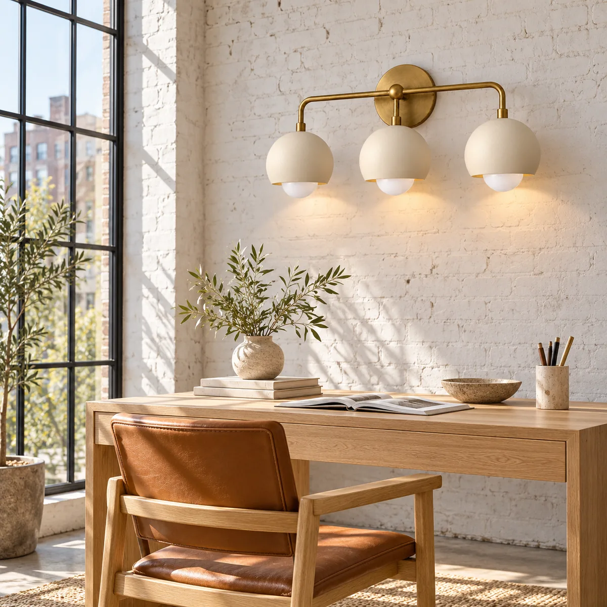 Studio Vanity Bar with Three Shades