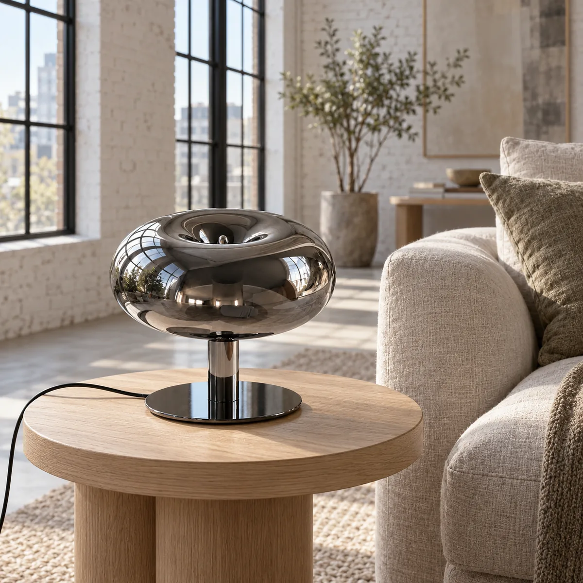 Studio Table Lamp in a Mushroom Form