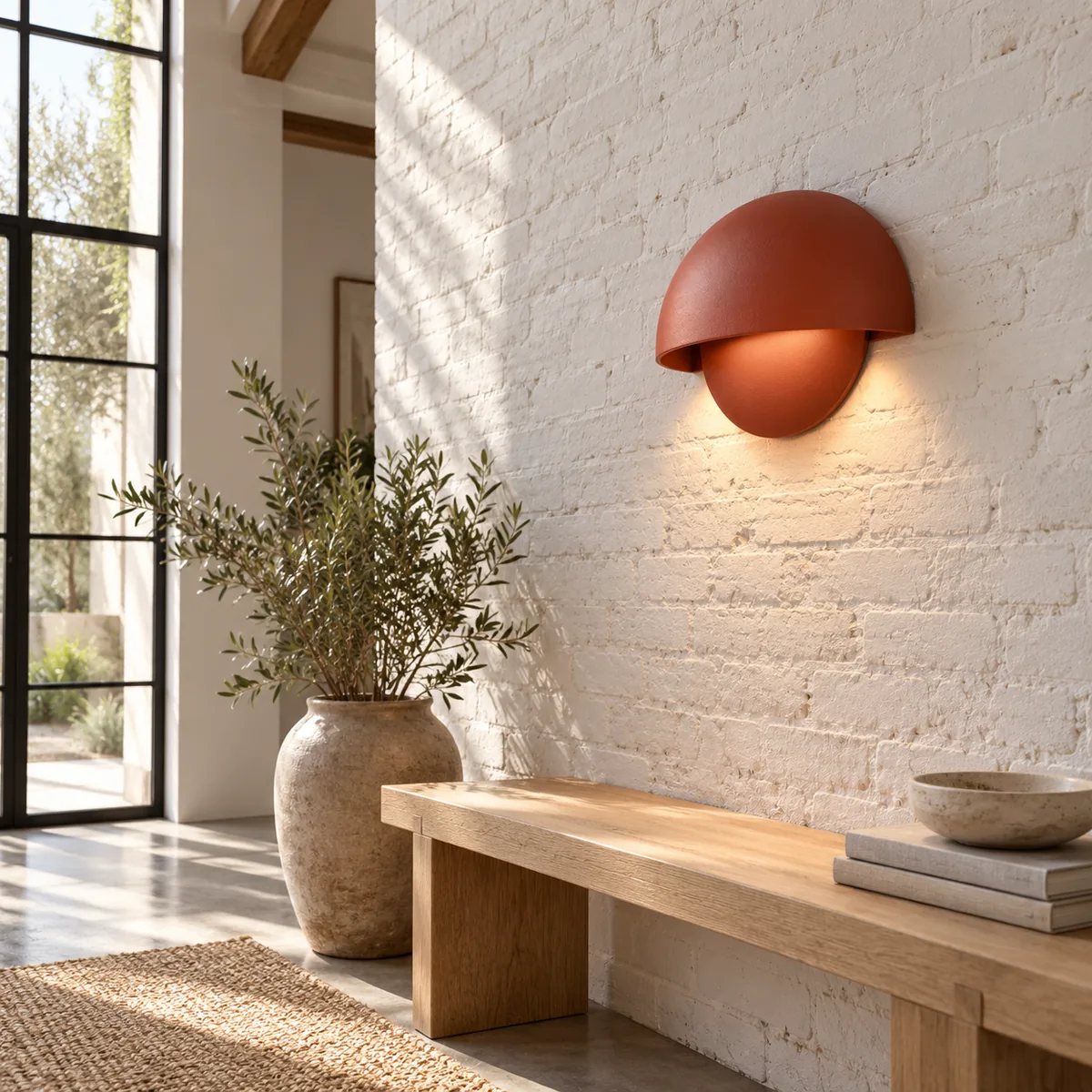 Studio Half-Dome with a Built-In LED
