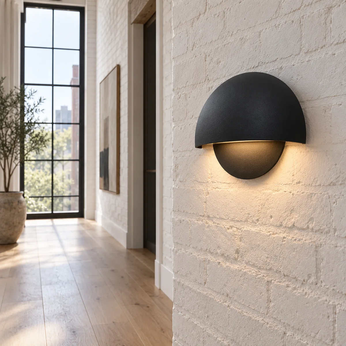 Studio Half-Dome with a Built-In LED